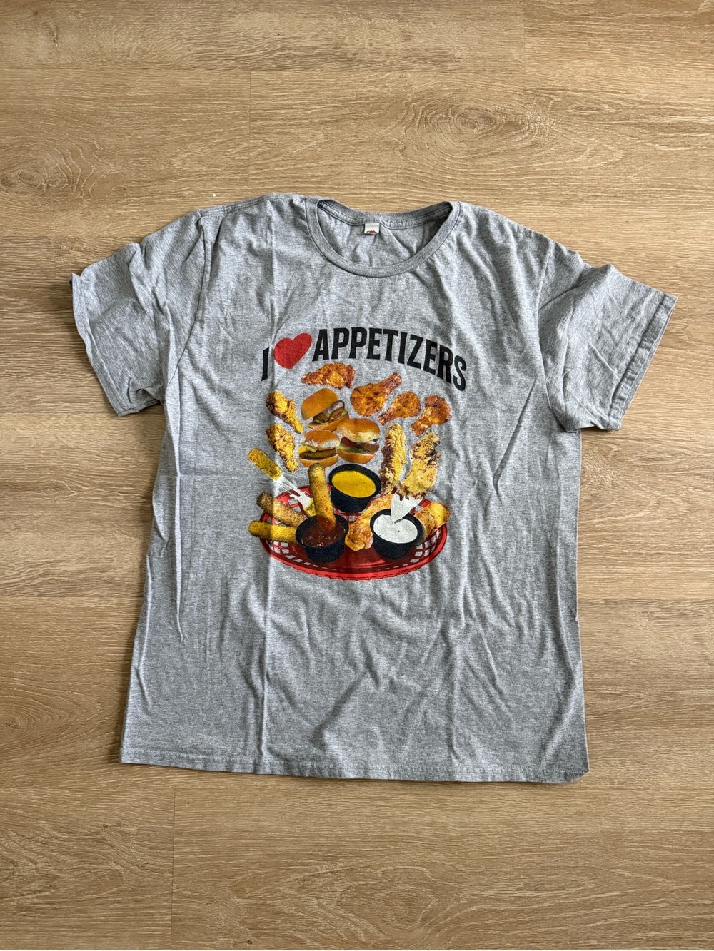 Men's Crew Neck Short Sleeve Tee in Heather Grey